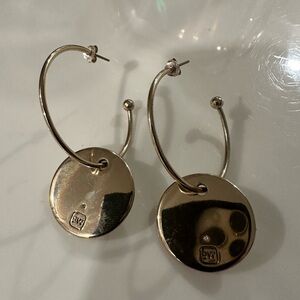 Nine West Gold Hoop Earrings